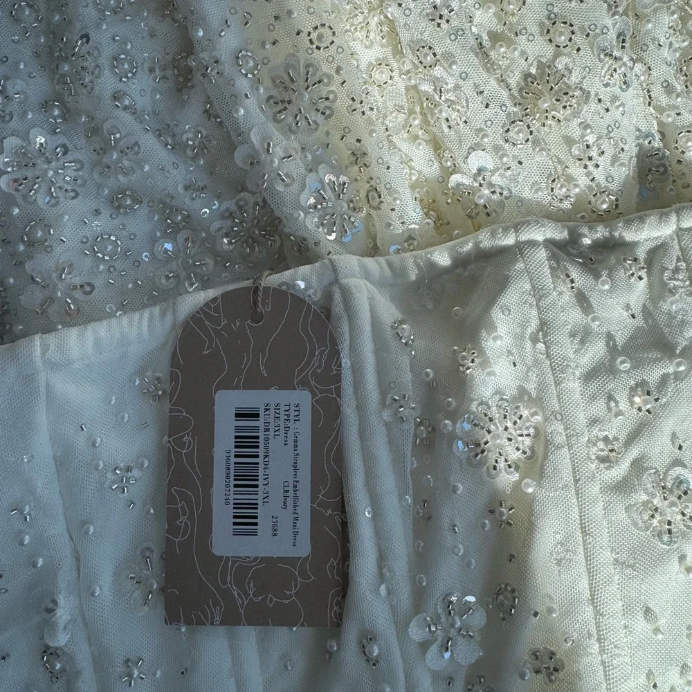 Meshki Gemma Strapless Embellished Maxi Dress - Picture 6 of 7